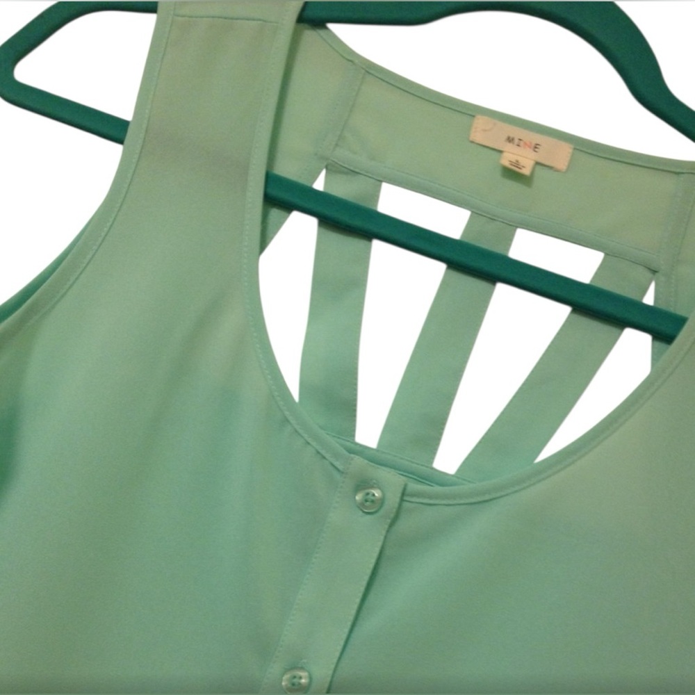 Cute Aqua Top - Picture 2 of 3